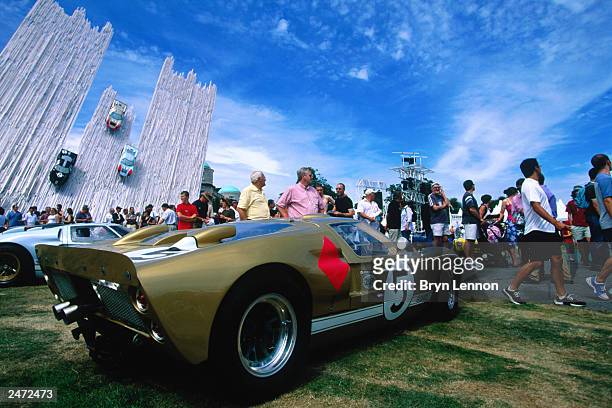 View of a GT from the 1966 Le Mans during the Goodwood Festival of Speed on July 13, 2003 at Goodwood House in Chichester, England.