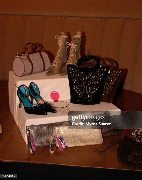 Clothing selections from the Thalia Line for Kmart at the launch party and fashion show at Capitale on August 13, 2003 in New York City.