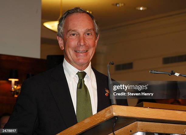 New York City Mayor, Michael Bloomberg attends the 185th Anniversary of Brooks Brothers benefiting the National Colorectal Cancer Research Alliance...