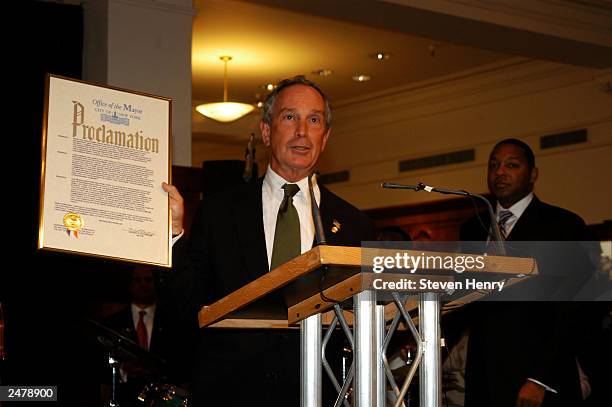 New York City Mayor, Michael Bloomberg attends the 185th Anniversary of Brooks Brothers benefiting the National Colorectal Cancer Research Alliance...