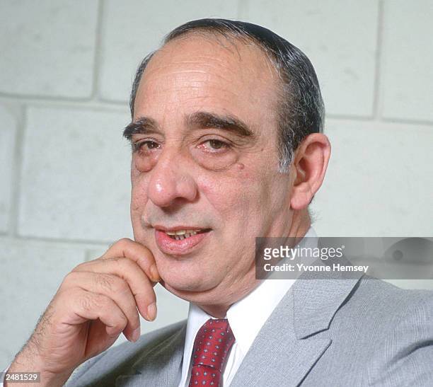 Carmine Persico poses for a portrait at the Metropolitan Correctional Center in New York City September 15, 1986 during the Commission trial.