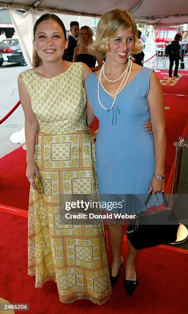Actresses Kate Kelton and Sunday Muse attend the gala screening for "The Republic of Love" during the 2003 Toronto International Film Festival on...