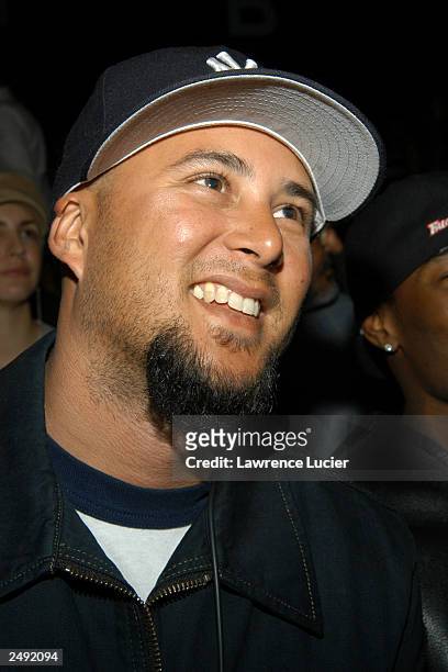 Choreographer Chris Judd appears at the Baby Phat Spring/Summer 2004 Collection fashion show September 13, 2003 in Bryant Park in New York City.