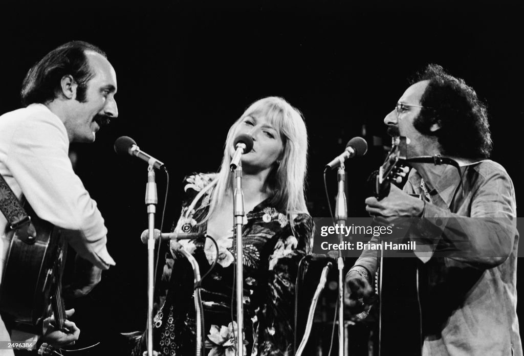 Peter, Paul & Mary Perform At Rally