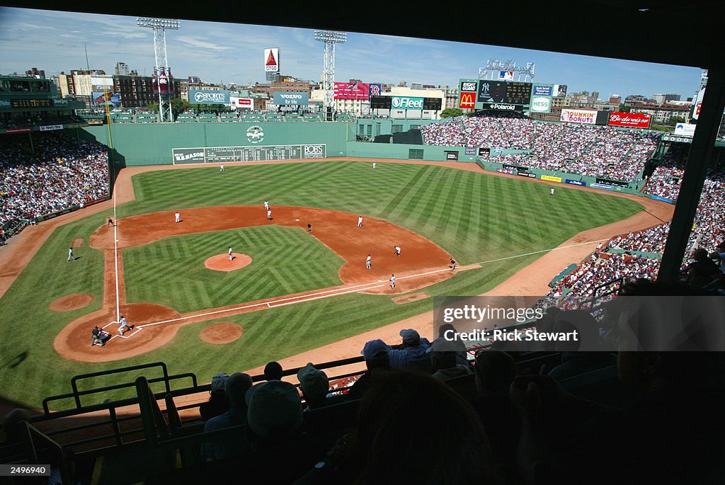 General view of Fenway Park