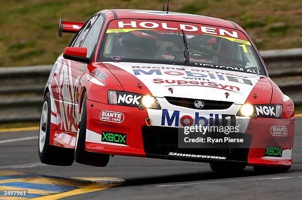 Mark Skaife of the Holden Racing Team in action during final qualifying for the Sandown 500 which is round 9 of the V8 Supercar Championship...