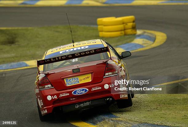 Paul Radisich of Team Baetta Electrical in action during qualifying for the Sandown 500 which is round 9 of the V8 Supercar Championship September...