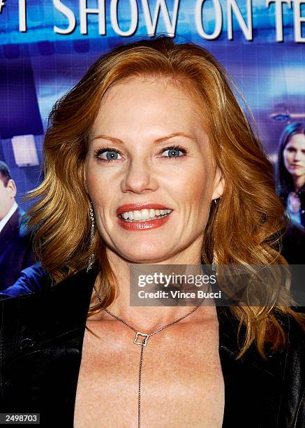 Actress Marg Helgenberger attends a special screening of the fourth-season premiere episode of the top-rated television series "CSI: Crime Scene...