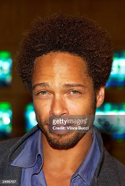 Actor Gary Dourdan attends a special screening of the fourth-season premiere episode of the top-rated television series "CSI: Crime Scene...