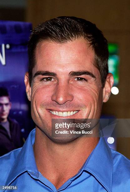 Actor George Eads attends a special screening of the fourth-season premiere episode of the top-rated television series "CSI: Crime Scene...