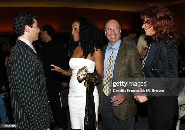 Actor Silvio Pollio, television host Lisa Cassar, producer Lawrence Pereira and actress Vera Novak attend the film premiere of "How It all Went Down"...