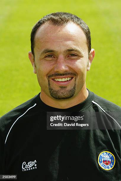 Portrait of Michael Foley of Bath during the Bath squad photocall on August 15, 2003 at the Recreation Ground in Bath, England.