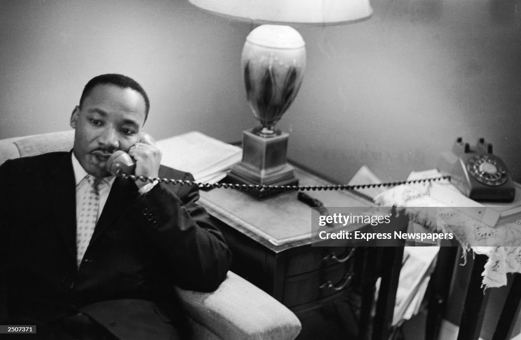 Dr. King Speaks On The Phone