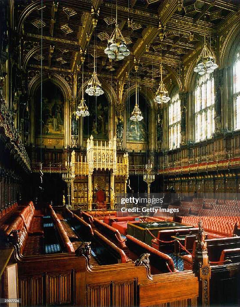 The Interior Of The House Of Lords