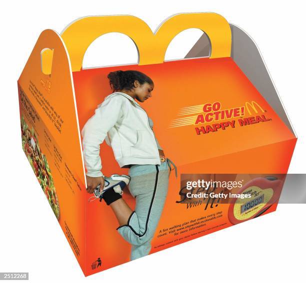 In this handout image, the new Go Active Meal by McDonald's, an adult version of the Happy Meal, is shown in this undated photo. McDonald's Corp.,...