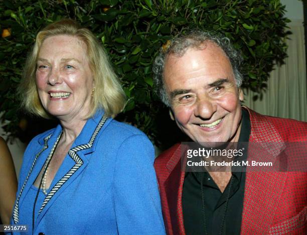 Alice Romano and actor Massimo Sarchielli attend the after party for the film premiere of "Under The Tuscan Sun" at the Roosevelt Hotel on September...