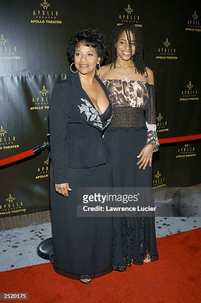 Choreographer Debbie Allen and her daughter Vivian attend the Gregory Hines Memorial Celebration at the Apollo Theater September 21, 2003 in New York...