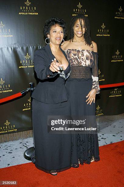 Choreographer Debbie Allen and her daughter Vivian attend the Gregory Hines Memorial Celebration at the Apollo Theater September 21, 2003 in New York...
