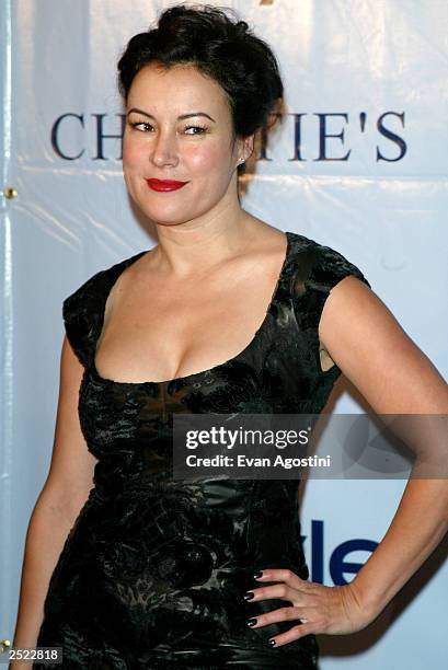 Actress Jennifer Tilly arriving at the Elizabeth Taylor: My Love Affair With Jewelry gala and private auction hosted by In Style Magazine at...