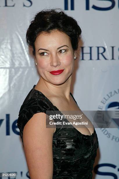 Actress Jennifer Tilly arriving at the Elizabeth Taylor: My Love Affair With Jewelry gala and private auction hosted by In Style Magazine at...