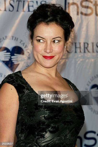 Actress Jennifer Tilly arriving at the Elizabeth Taylor: My Love Affair With Jewelry gala and private auction hosted by In Style Magazine at...