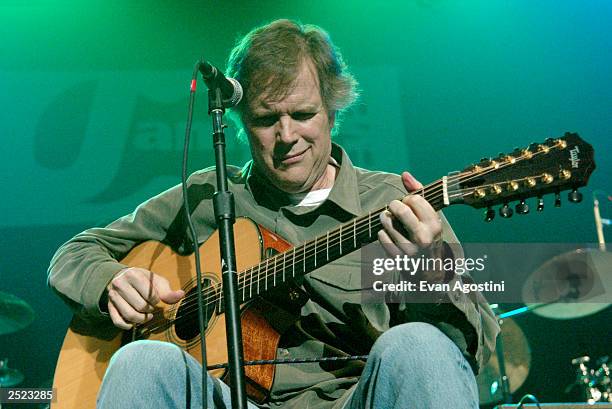 Leo Kottke performing at the 2002 Jammy Awards presented by TDK at Roseland Ballroom in New York City. Oct. 2, 2002 . Photo by Evan Agostini/Getty...