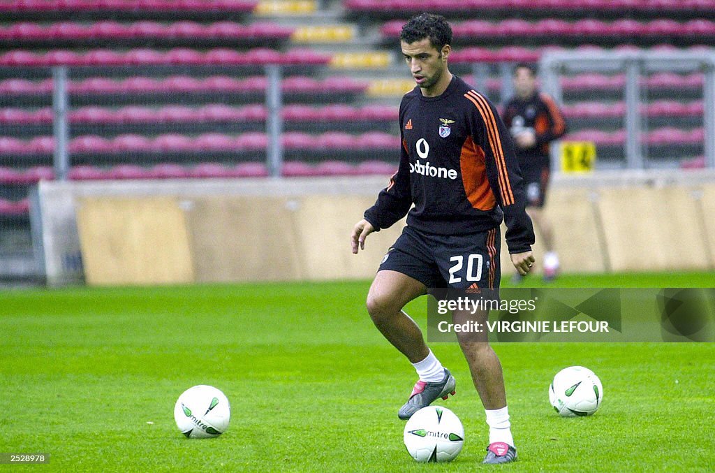 Benfica player Simao Sabrosa is pictured