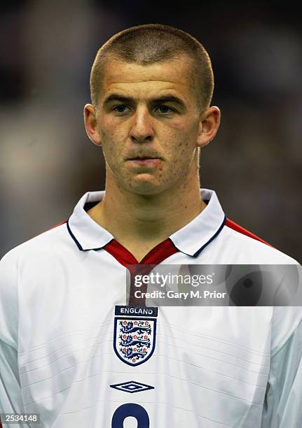 Portrait of Joey Barton of England taken before the UEFA European Under-21 Championships 2004 Group 7 Qualifying match between England Under-21 and...