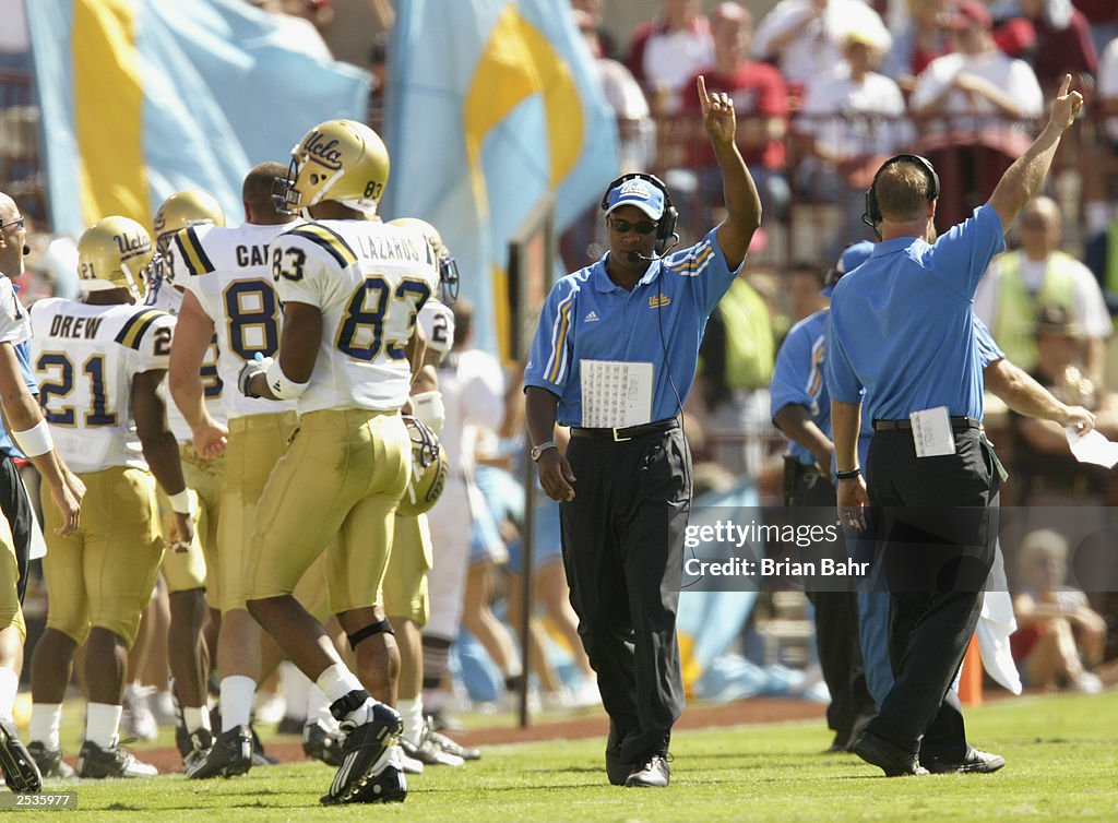 Head coach Karl Dorrell points 