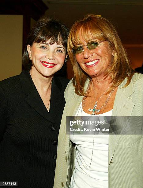 Actors Cindy William and Penny Marshall arrive at the 29th Annual Dinner of Champions benefiting The National Multiple Sclerosis Society at the...