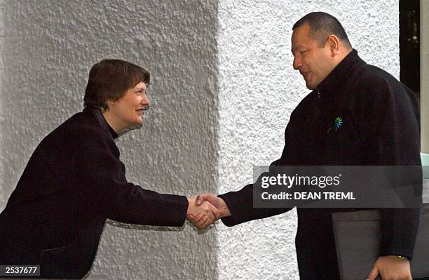 Togan Rupon Riciv Helen Clark Meets With Prime Minister Of Tonga Photos and Premium High ...