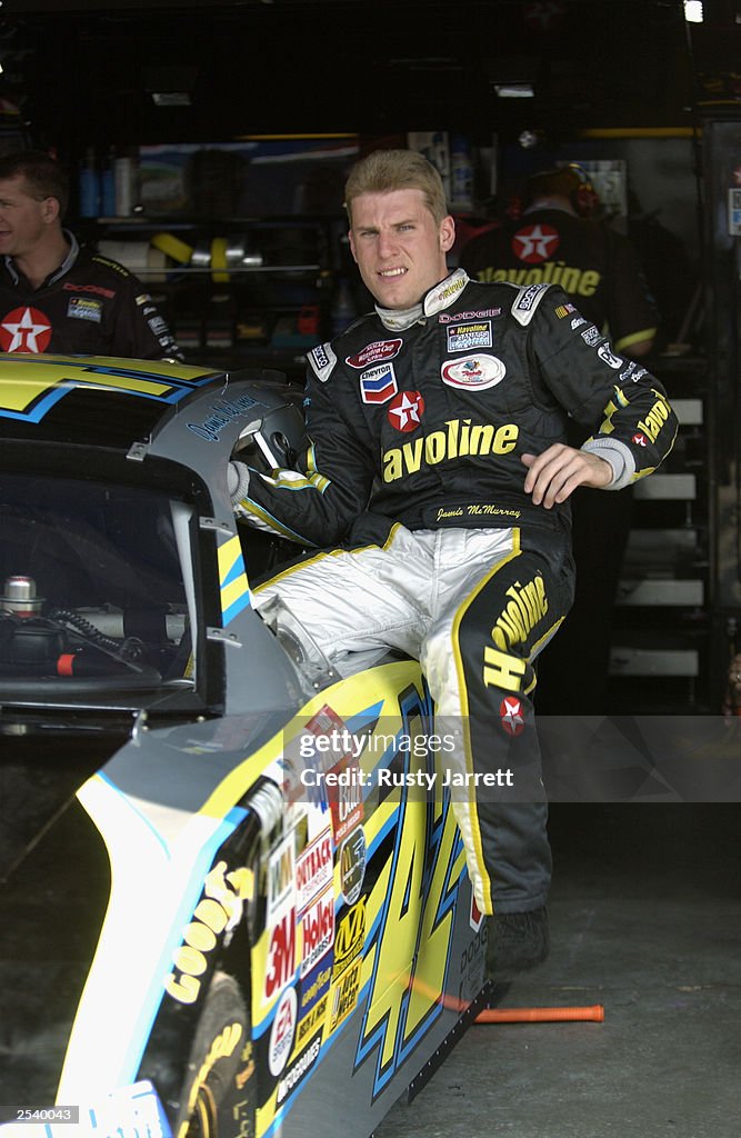 Jamie McMurray, driver of the Ganassi Racing Dodge Intrepid,... News