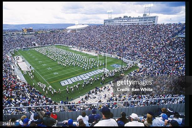 View of a game between the Indiana Hoosiers and the Penn State Nittany Lions at Beaver Stadium in University Park, Pennsylvania. Penn State won the...