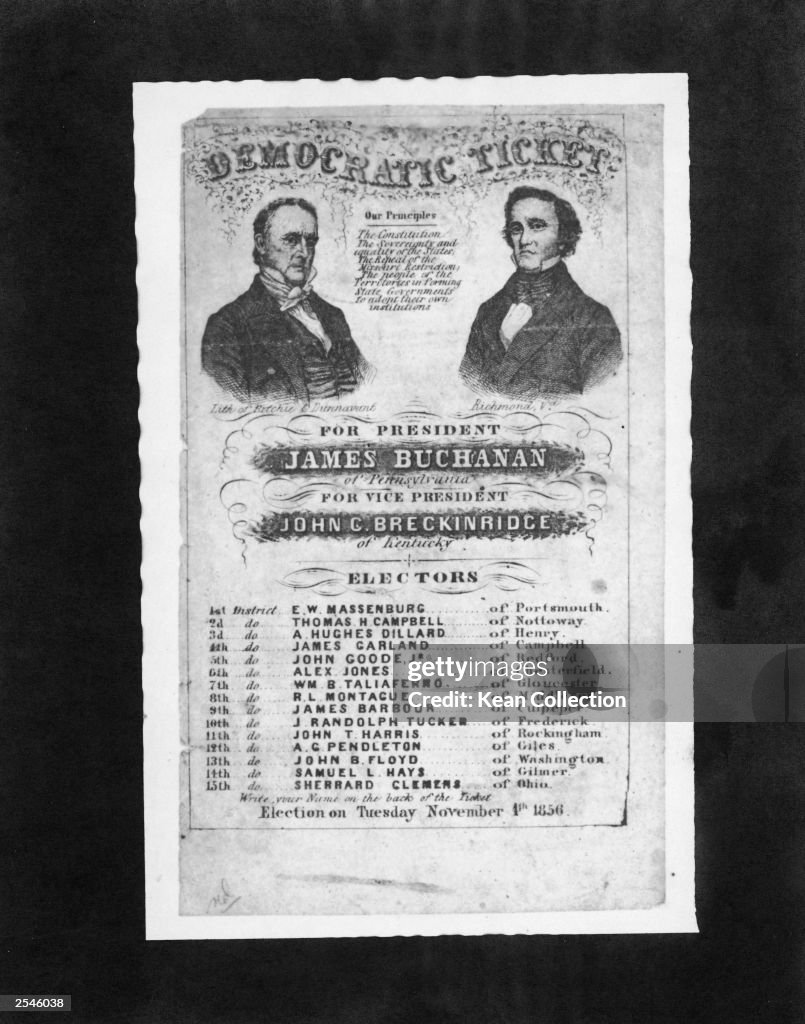 1856 Democratic Ticket