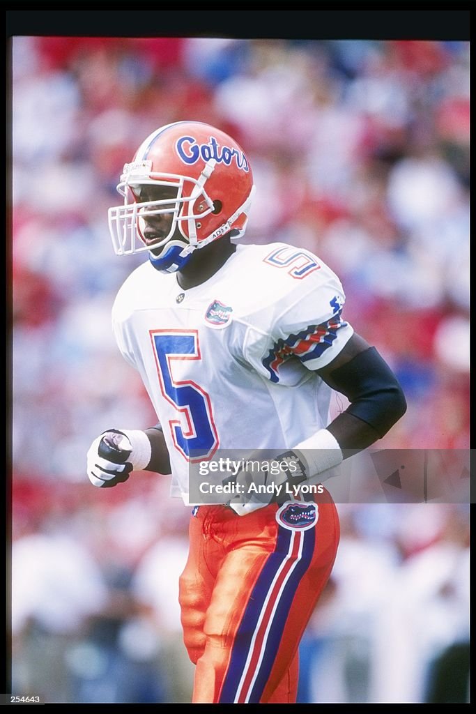 Jacquez Reeves Wide receiver Jacquez Green of the Florida Gators runs down the field ...