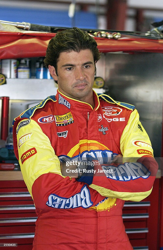 Christian Fittipaldi looks on during practice