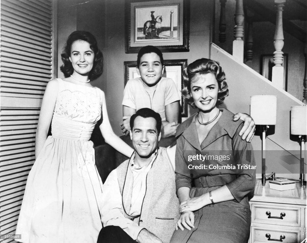 Donna Reed Show In Color Portrait of the cast of the television series, 'The Donna Reed Show ...