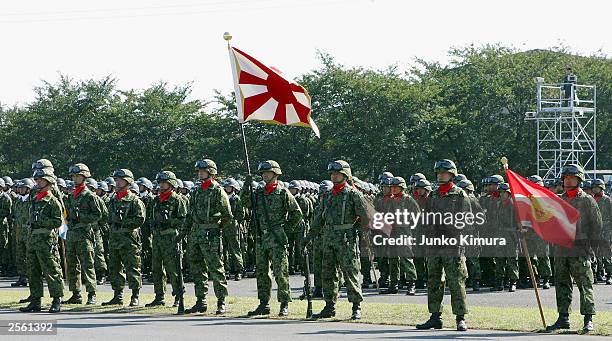 Jsdf Mp 37 The Annual Inspection Parade Of Japans Self Defence Forces Stock ...