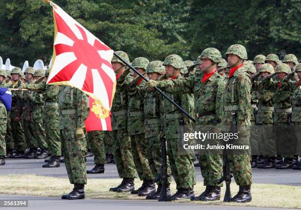 Jsdf Mp 37 The Annual Inspection Parade Of Japans Self Defence Forces Stock ...