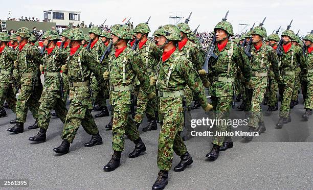 Jsdf Mp 37 The Annual Inspection Parade Of Japans Self Defence Forces Stock ...