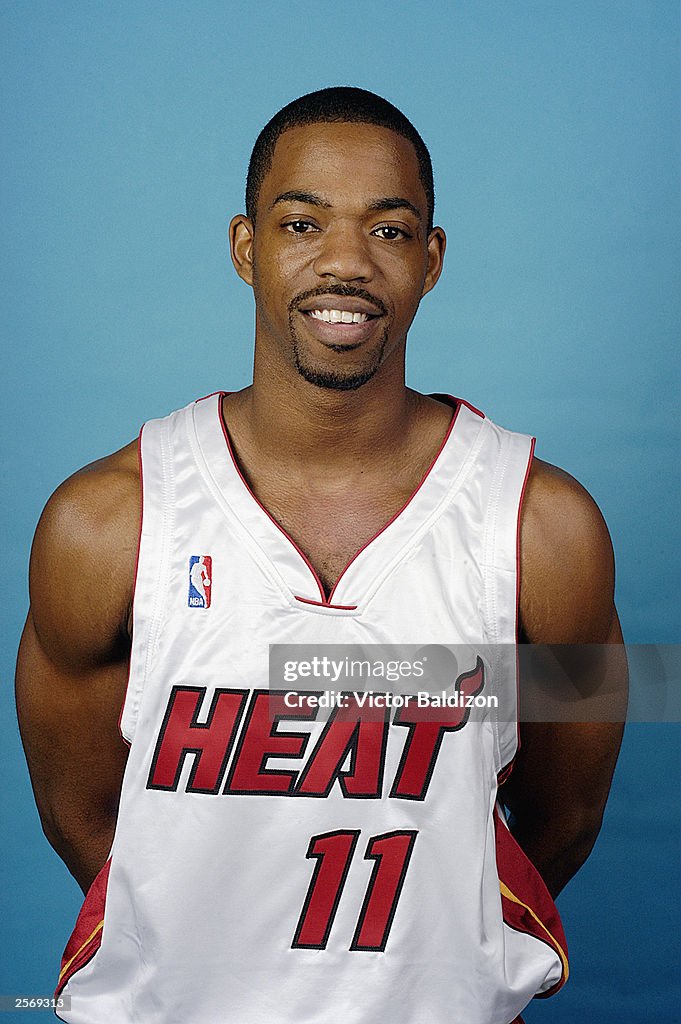 Steven Rafer Rafer Alston of the Miami Heat poses for a portrait during NBA Media ...