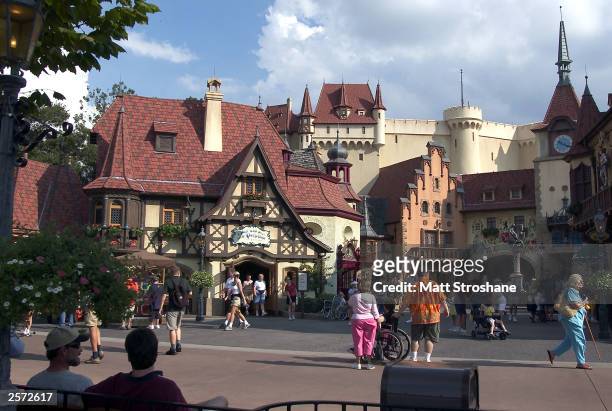 The German Pavillion is shown at Walt Disney World's Epcot October 8, 2003 near Orlando, Florida.