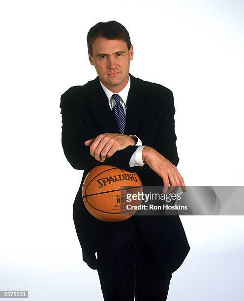 Head coach Rick Carlisle of the Indiana Pacers poses for a portrait during the 2003 Indiana Pacers Media Day on October 2, 2003 at Conseco Fieldhouse...
