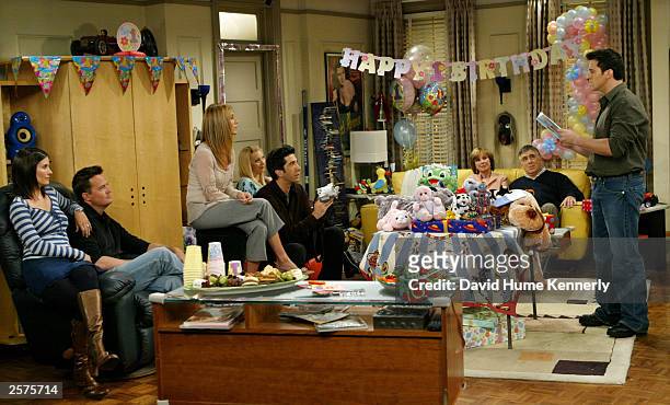 The cast of the hit NBC series "Friends" Courteney Cox Arquette, , Matthew Perry, , Jennifer Aniston, , David Schwimmer, , Lisa Kudrow, , Christina...