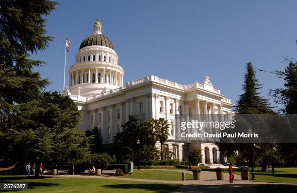 The California state Capitol building is shown October 9, 2003 in downtown Sacramento, California. Actor Arnold Schwarzenegger won in his bid to...