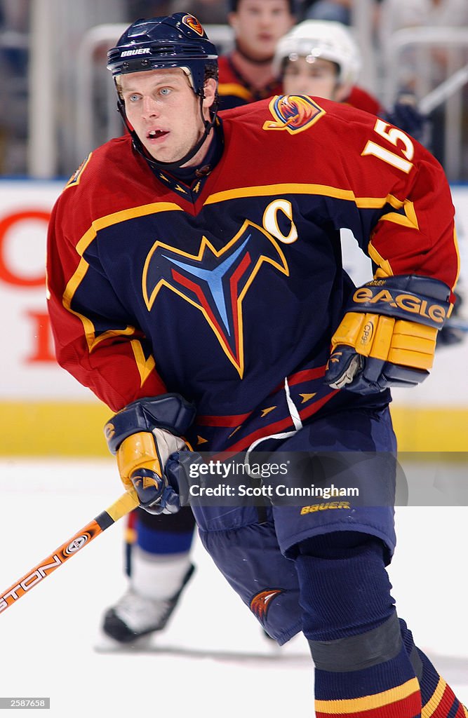 Heatley Dany Heatley of the Atlanta Thrashers skates against the Tampa Bay ...