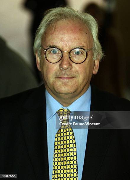 Producer Pete Waterman arrives at the Pioneers to the life of the nation reception at Buckingham Palace October 13, 2003 in London, England.