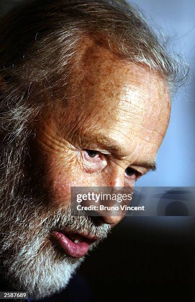 Mountaineer Sir Chris bonnington arrives at the Pioneers to the life of the nation reception at Buckingham Palace October 13, 2003 in London, England.