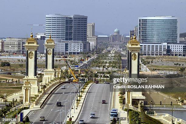 General view of Malaysia''s administrative capital Putrajaya taken 14 October 2003 from the convention center where foreign ministers will hold the...