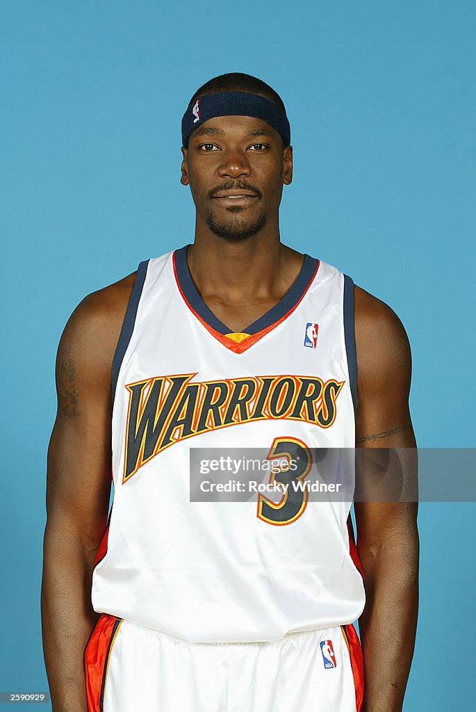 Cliff Reed Nba Clifford Robinson of the Golden State Warriors poses for a portrait ...